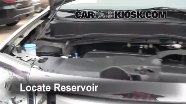 2009 Honda Pilot Touring 3.5L V6 Liquide essuie-glace Ajouter du liquide